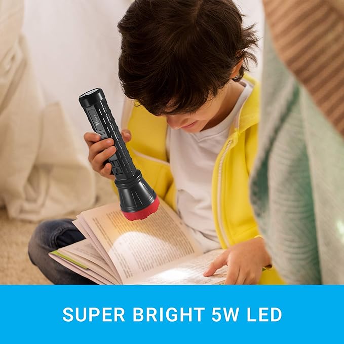 Syska Starlight 5W Micro USB Rechargeable Emergency Light with 2600mAh Built-in Power Bank (Black-Red & Black-green) Syska Starlight 5W Micro USB Rechargeable Emergency Light with 2600mAh Built-in Power Bank (Black-Red & Black-green)